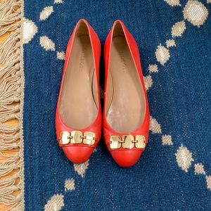 Cherry orange Talbots Ballet Flats